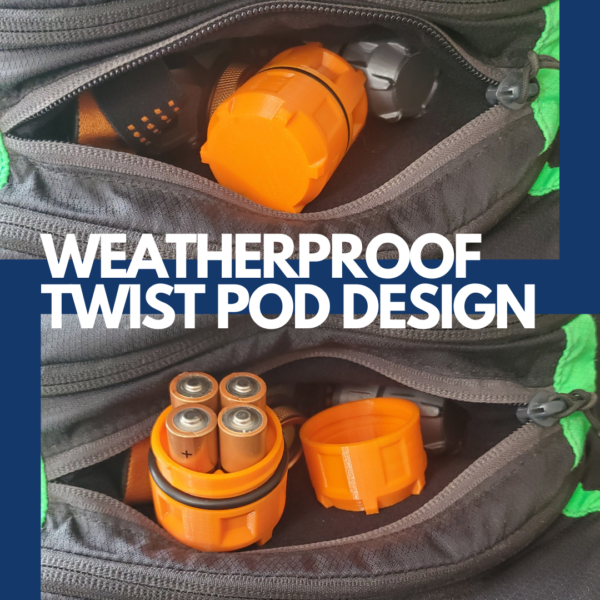 Power Pod is a durable battery case that can withstand all travel adventures.