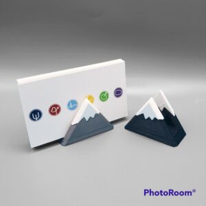 Snow Capped Mountain Business Card Holder
