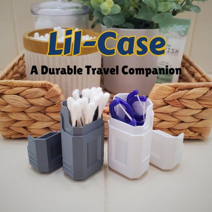 Lil-Case: Cotton Swab, Floss Pick, Toothpick Travel Case